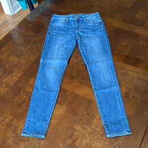 American Eagle Outfitters Blue Skinny Jeans Vibrant Denim